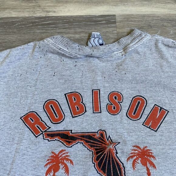 Harley Davidson Robison's Daytona Beach FL T XL ~1993~VINTAGE~Read~SINGLE STITCH - Picture 9 of 13